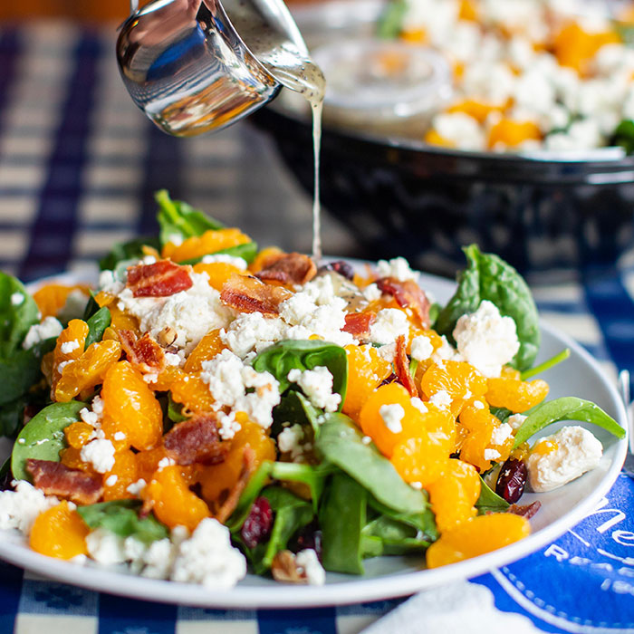 Mandarin Spinach Salad